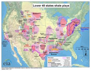 Lower 48 states shale plays