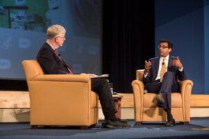 Photograph of Dr. Atul Gawande at the NIH Intramural Research Program. Source: NIH Image Gallery on Creative Commons