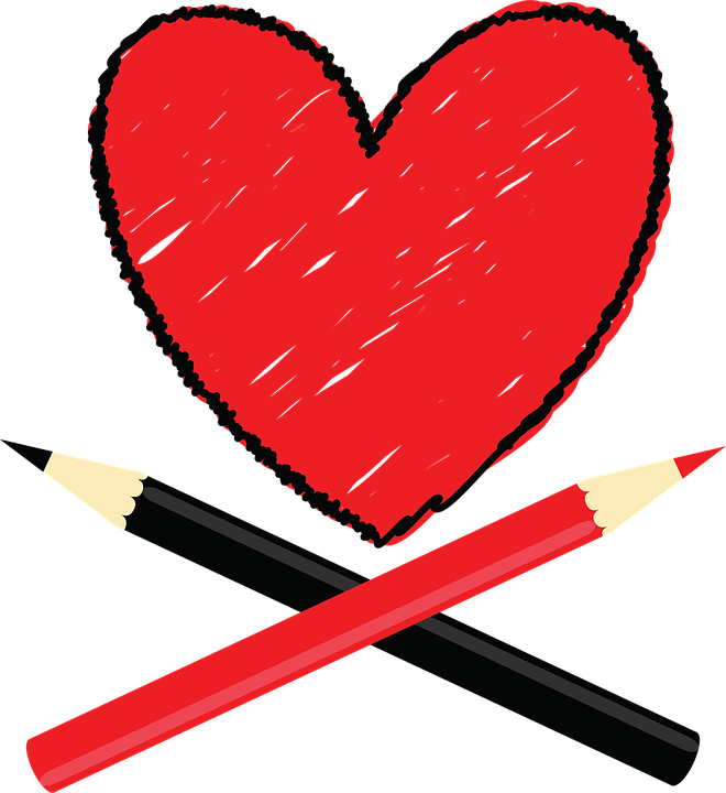 https://pixabay.com/en/heart-love-red-black-pencil-894184/